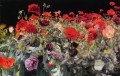 Mohnblumen Landschaft John Singer Sargent impressionistische Blumen